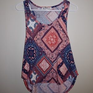 Western Bohemian Flowy Tank